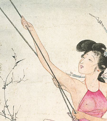 吴川-胡也佛的仕女画和最知名的金瓶梅秘戏图